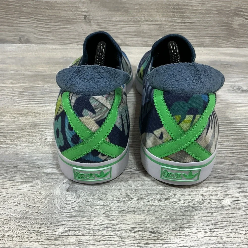 Adidas X Gonz Ghost Slip On Blue Skate Sneakers Shoes Size 11 Men's RARE